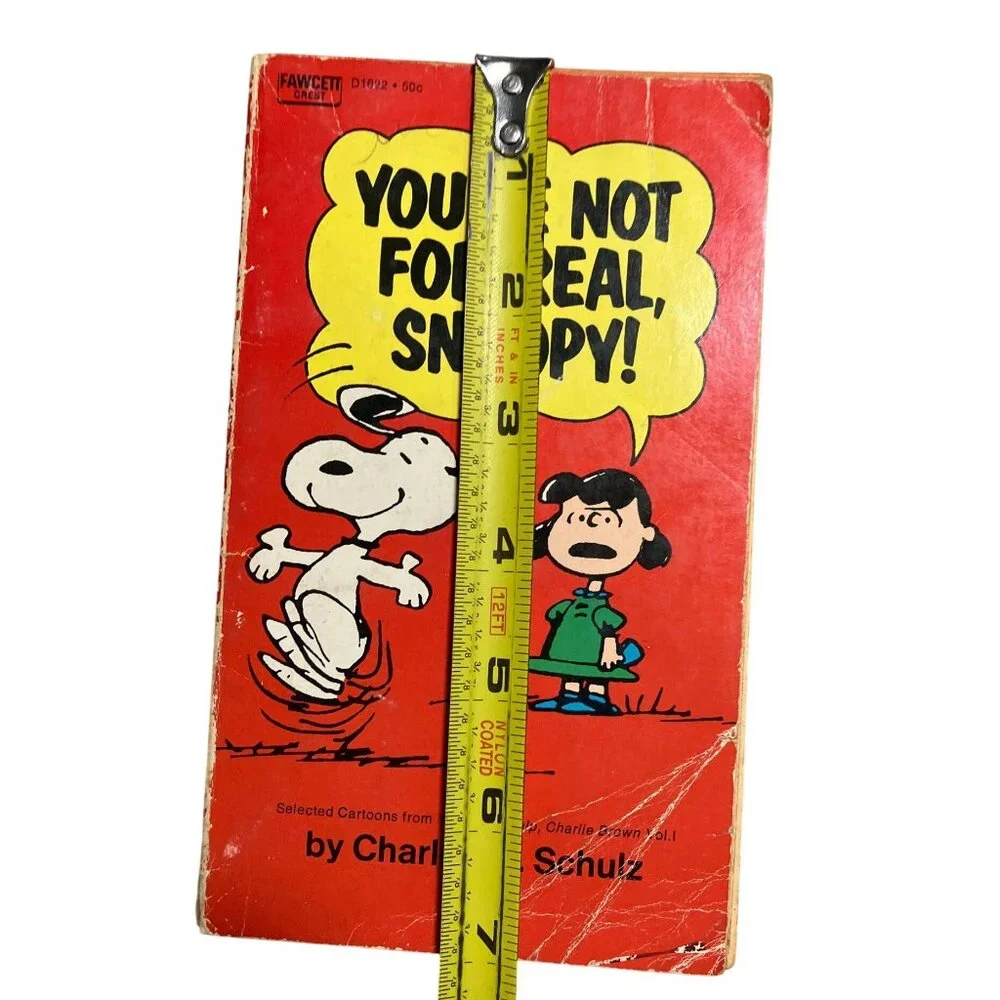 Youre Not For Real Snoopy! Book By Charles M. Schulz Cartoons 1971 Vol. 1 - Picture 13 of 14